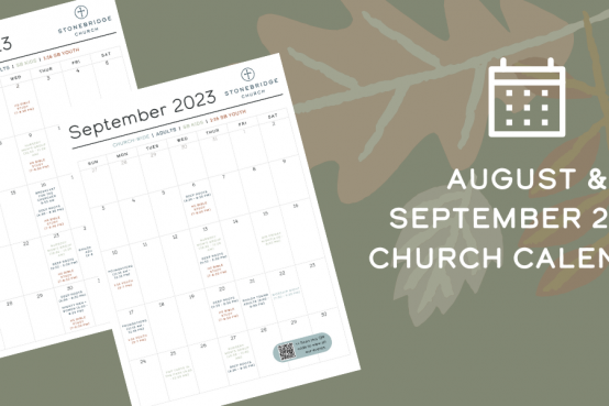 August and September 2023 Church Calendars