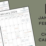 January + February 2024 Church Calendar