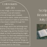 July 2024 Scripture Memory