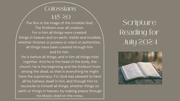 Read more about the article July 2024 Scripture Memory