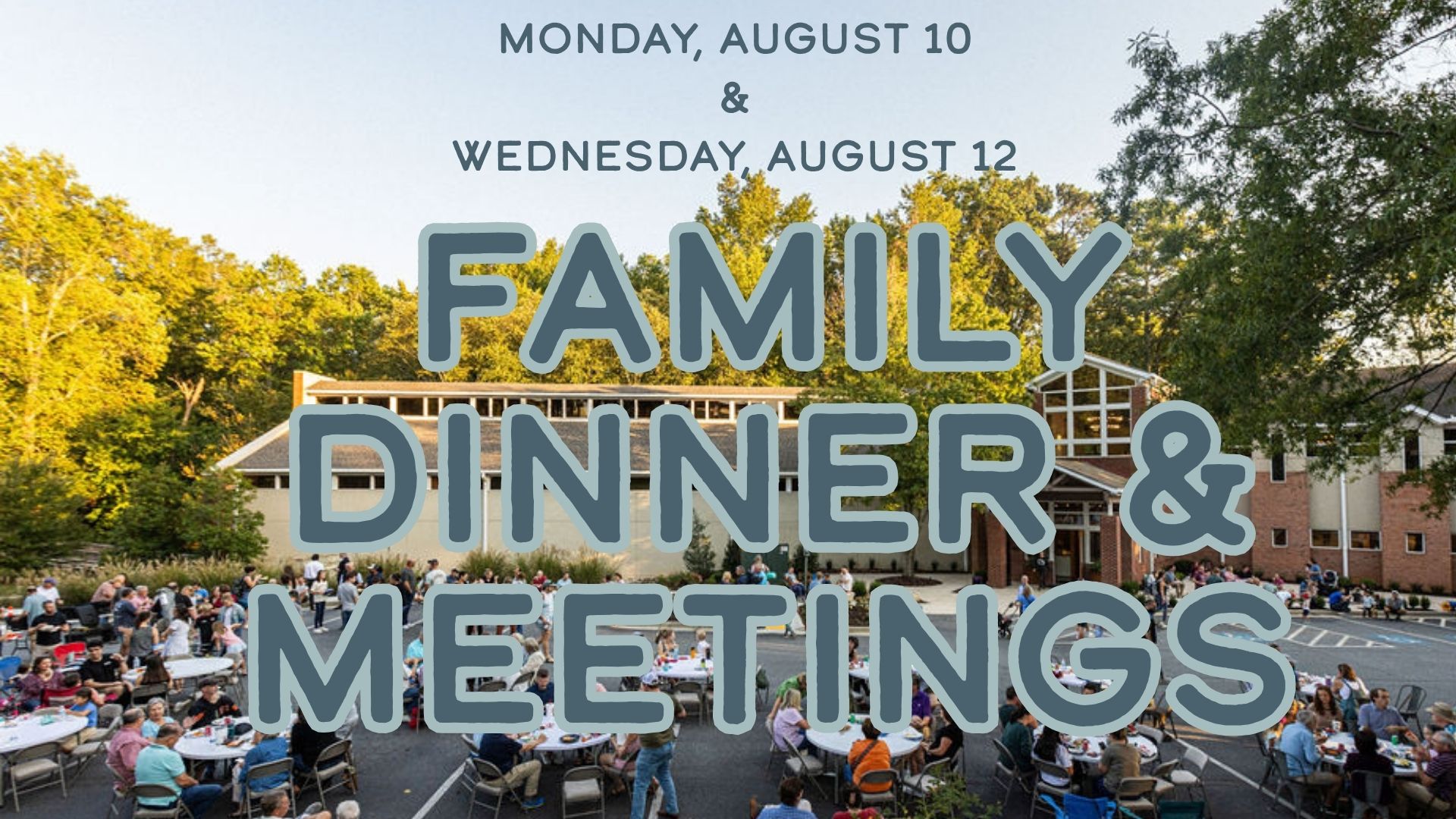 You are currently viewing Family Dinners & Meetings